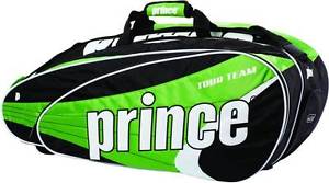 Prince Raquetero tour team 12 pack negro/blanco/verde