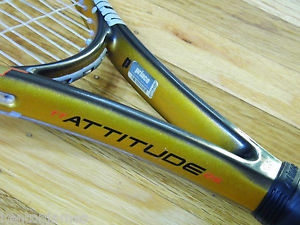 NEW STRINGS Prince Triple Threat Attitude Oversize 1200pl Racquet $280 4 3/8