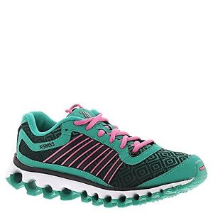 K-SWISS Womens Tubes 151 Pattern Cross-Training Shoe, Dynasty Green/Shocking 7 M