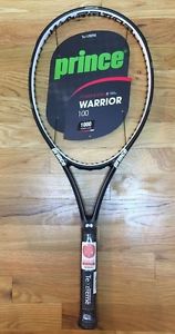 PRINCE TeXtreme Warrior 100 Tennis Racket - 4 1/4 (2) grip - SONY Smart Sensor