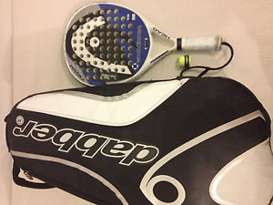 Pala de padel Head, overgrip head y paletero Dabber plata Seminuevo, buen estado