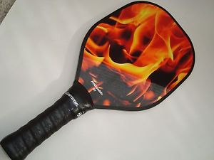 QUICK AT NET PICKLEBALL PADDLE FLAME FIRE PICKLEPADDLE R1 GAMMA GRIP SOFT FEEL