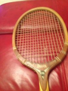 Vintage DAVIS Hi-Point Tennis Racquet Wood 3L Made in USA TAD 4 1/4