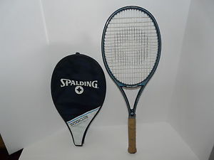 Spalding Interclub Tennis Racquet and Cover 4 5/8" Grip