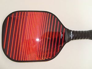 SUPER NEW  PICKLEBALL PADDLE WIDEBODY RED NEON LIGHT W400