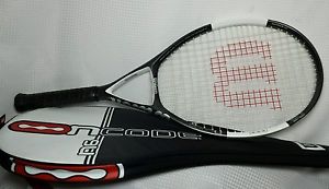 Wilson ncode n6 Oversized Tennis Racket Plus ncode n6 Case, Grip 4 3/8 HS3 New