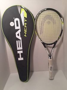 Head IG Heat Tennis Racquet Innegra, Grip Size 4 1/4", S/M With Carrying Bag