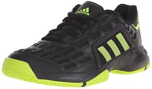 Adidas Barricade Court 2 Men's Tennis Shoes Sneakers - Black/Slime - Reg $75