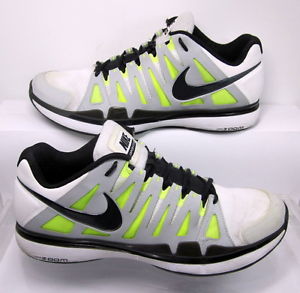 Nike Federer ZOOM VAPOR 9 TOUR White Tennis Shoes 488000-100 Size 13 RARE