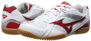 Mizuno Japan CROSSMATCH PLIO RX Table Tennis Shoes 81GA1630 Ping Pong White Red
