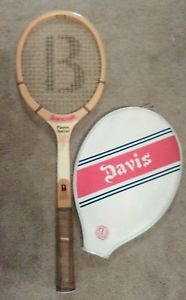 Vintage Bancroft Players Special Tennis Raquet 4 1/2 L R Sawyer Davis TAD Cover