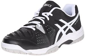 ASICS GEL Dedicate 4 Men's Tennis Shoes BlackWhite/Silver - Reg $140