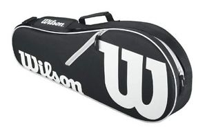 Wilson Advantage Ii Triple Bag Black/White Training Sporting Goods Fitness Stre