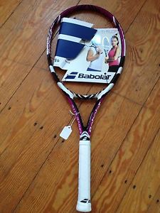 Babolat Drive Lite Tennis Racquet 4 1/4" Grip Black Pink/Purple NEW! With Case