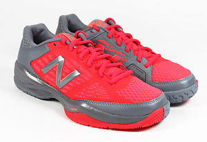 New Balance WC896SP1 Mujer Tenis Zapatillas Running Gris Rojo (G) Gr 37,5