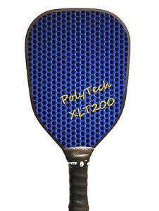 Pickleball Paddle Composite - PolyTech XLT200 Blue/Gold Extra Large Sweet Spot