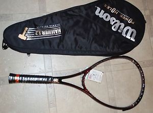 Wilson Power Holes Sledge Hammber 3.2 Extreme  Racket  4 5/8  New
