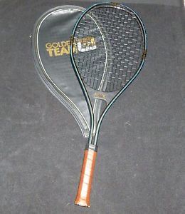 GOLDEN TEAM Tennis Racquet Grip 4 1/4TENNIS RACKET w/ Cover #1202
