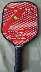 New Onix Sports Composite Z5 Widebody 8.8 oz Pickleball Paddle - Red Z-5