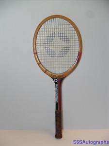 VINTAGE 1970s SPALDING CHALLENGE CUP PRO MODEL WOODEN WOOD TENNIS RACQUET RACKET