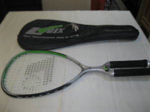 Two Handed Grip tennis racquet Logix Advanced Tennis System Zolex Construction