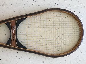 Vintage Wilson Legacy Wood Tennis Racket