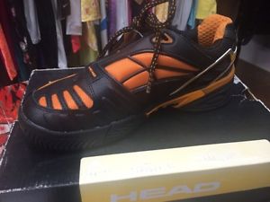Head Insane Pro Junior, Boys, Tennis Shoe, Black And Orange, Size 4, 272901