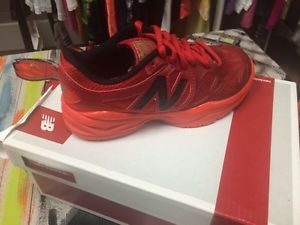 New Balance KC996FRY, Boys, Tennis Shoe, Red, Sizes 11 And 10.5