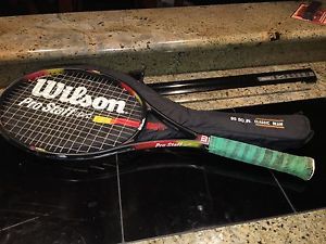 WILSON PRO STAFF CLASSIC 6.1 TENNIS RACKET WITH COVER - 4 1/2 MEASURED