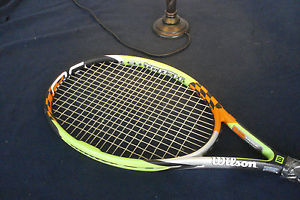 WILSON HYPER PRO STAFF TORCH OVERSIZE 110 TENNIS RACQUET 4 3/8