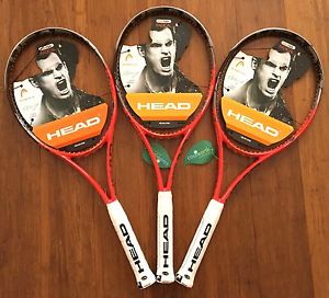 3X HEAD IG Radical MP 18X20 Tennis Racquets! 4 3/8! $199! BRAND NEW!