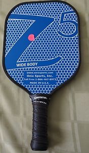 New Onix Sports Composite Z5 Widebody 9 oz Pickleball Paddle - BLUE Z-5