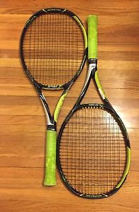 Two Yonex EZONE Ai 98 Tennis Racquets (Used) Grip: 4 1/4 Grip 2
