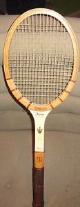 VINTAGE WILSON THE JACK KRAMER AUTOGRAPH TENNIS RACQUET - WOODEN