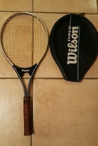 WILSON EXTRA 2 LARGEHEAD TENNIS RAQUET WITH CASE