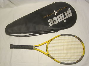 pre-owned Prince TT Triple Threat Scream OS racquet Graphite Extreme tennis +cas