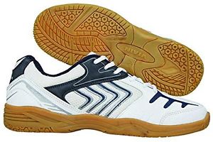 Nivia Hy-Court Ii White & Silver Badminton Shoes Size 5