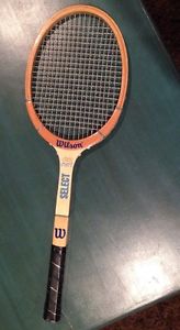 Vintage Wilson Strata-Bow CHRIS EVERT Select Wood 4 3/8 Tennis Racket Belgium
