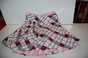 NWOT Women's Nike Heritage Reversible Tennis or Golf Skirt Sz Small, Pink plaid