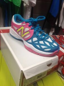 New Balance Kc996Pby, Girls, Tennis Shoe, Size 1.5, Pink, Blue, White