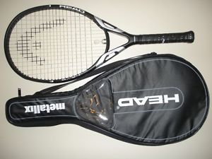 HEAD METALLIX 10 OS 124 TENNIS RACQUET 4 3/8  (NEW STRINGS)