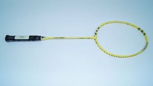 *NEW*Adidas Adizero Pro S badmintonracket Grip G5 racquet One-Piece yellow power