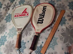 Vtg. Tennis Racquets (LOT of 2) WILSON LADY CHAMPION + PRO KENNEX BLASTER - Ltd.