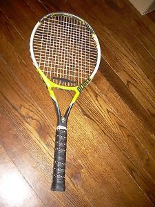 PRINCE FORCE 3 GRAVITY Ti OVERSIZE TENNIS RACQUET MAXIMUM SWEET SPOT 4 3/8