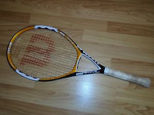 Wilson N Focus Hybrid Oversized (110) Tennis Racquet. 4 1/4. 27.5. 9.75 oz.