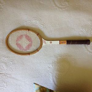 Vintage Spalding Tracy Austin Autograph Wood Tennis Racquet - Nice Condition