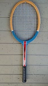 Wilson Set Point Vintage Wood Tennis Racquet 4 3/8