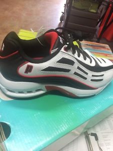 Prince Rebel, Boys, Tennis Shoe, White And Red, Size 4.5, 8P365-18