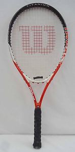 Wilson Impact Titanium Volcanic L4 4 1/2 Tennis Racquet