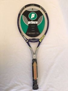 PRINCE FORCE 3 IMPACT TITANIUM OVERSIZE TENNIS RACQUET ENERGY TI 4 15/8